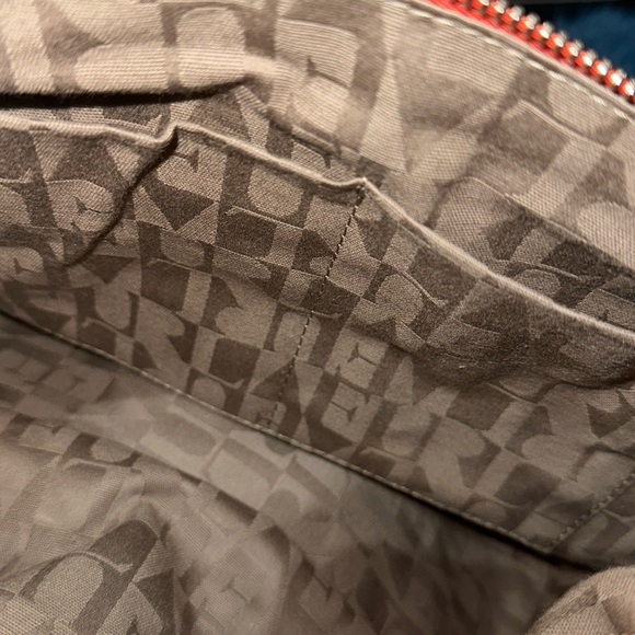 Authentic Furla Laila Bauletto Medium Satchel in Orange & Expresso Brown, EUC - Picture 13 of 16